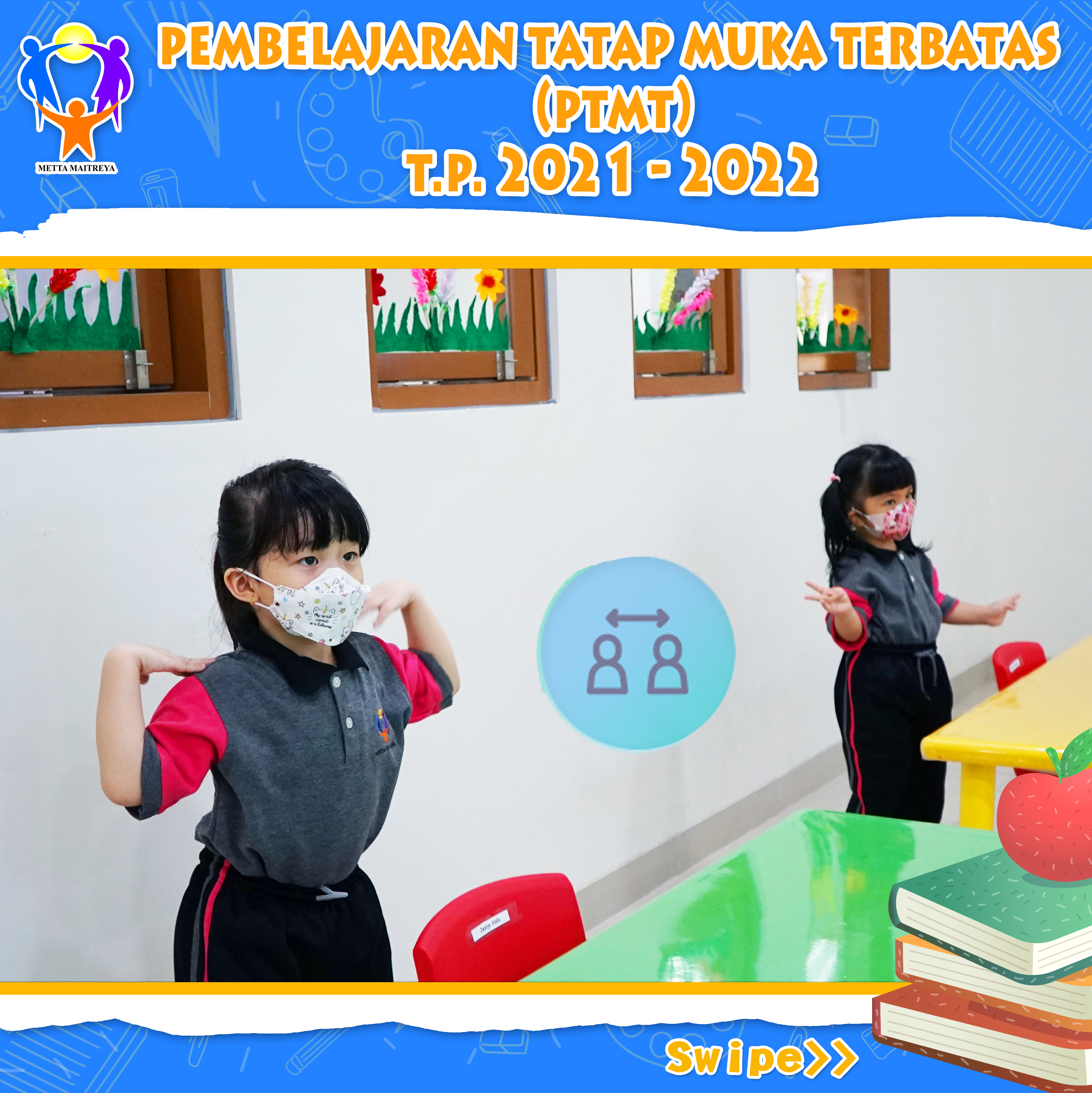 Pembelajaran Tatap Muka Terbatas (PTMT) (Versi 2) | PAUD METTA MAITREYA